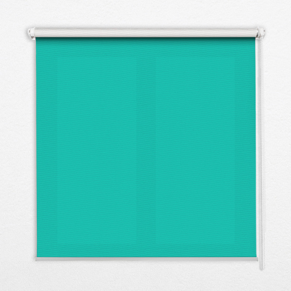Fabric roller blind Turquoise