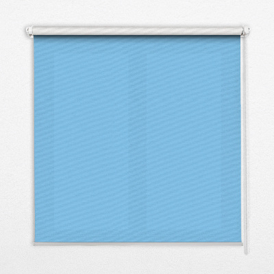 Roller blind for large window Blue