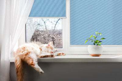 Roller blind for large window Blue