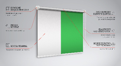Fabric roller blind Green