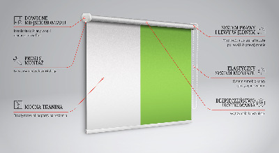Modern roller blind Green