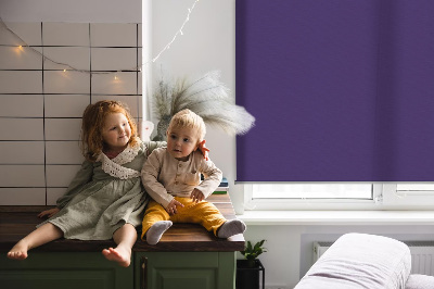 Roller blind for large window Purple