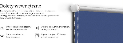 Modern roller blind Navy