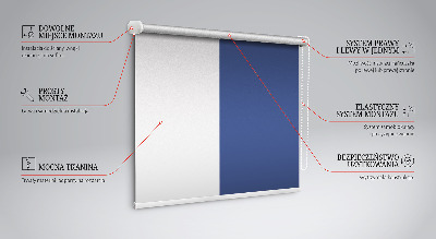 Modern roller blind Navy