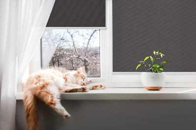 Fabric roller blind Black