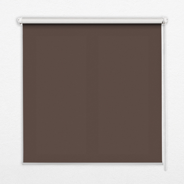 Roller blind for large window Brown