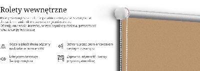 Fabric roller blind Beige