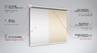 Modern roller blind Beige