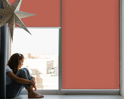 Roller blind for large window Red