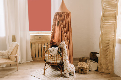 Roller blind for large window Red