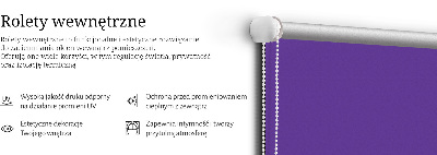 Fabric roller blind Purple