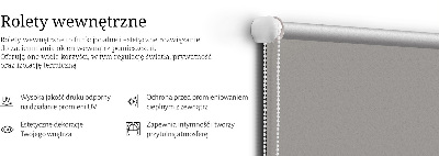 Modern roller blind Gray