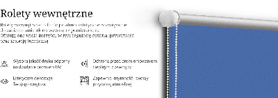 Modern roller blind Blue