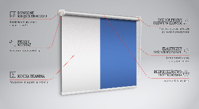 Modern roller blind Blue