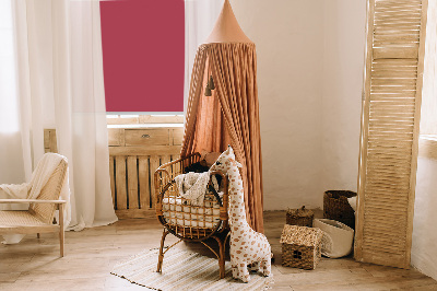 Roller blind for large window Claret