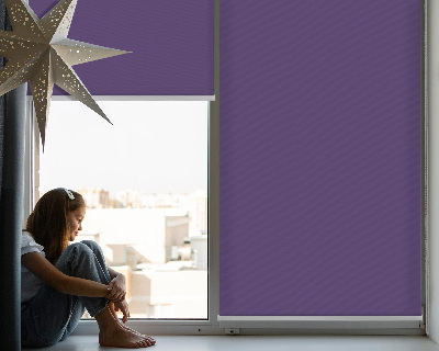 Fabric roller blind Purple