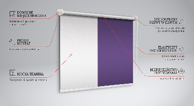 Fabric roller blind Purple