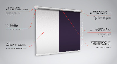 Modern roller blind Black