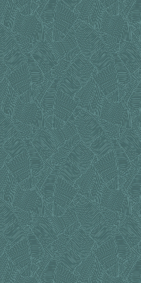 Modern roller blind Green palm leaves