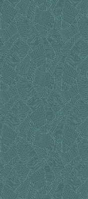 Modern roller blind Green palm leaves