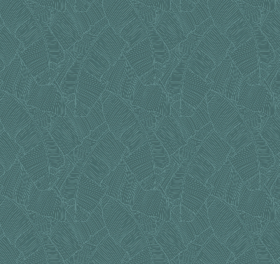 Modern roller blind Green palm leaves