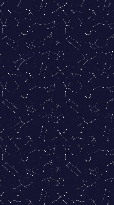 Roller blind for large window Constellation of stars