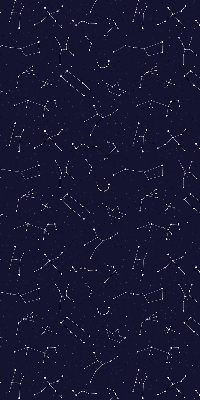 Roller blind for large window Constellation of stars