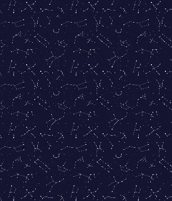 Roller blind for large window Constellation of stars