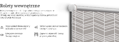Fabric roller blind White firs