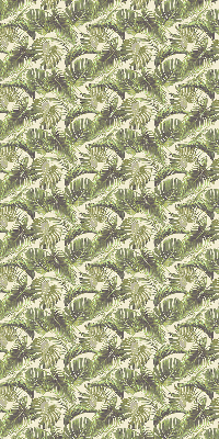 Fabric roller blind Flower leaves
