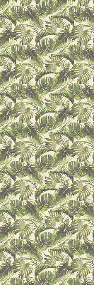 Fabric roller blind Flower leaves