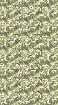 Fabric roller blind Flower leaves