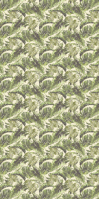 Fabric roller blind Flower leaves