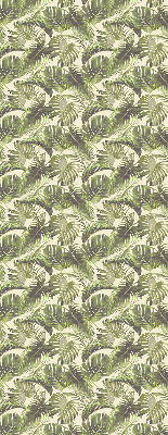 Fabric roller blind Flower leaves