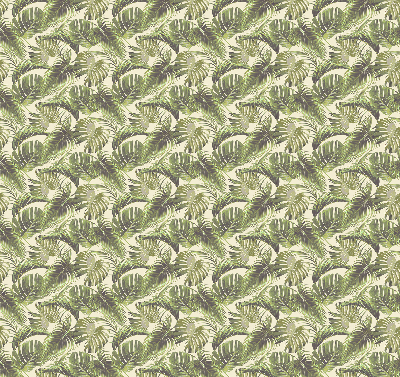 Fabric roller blind Flower leaves