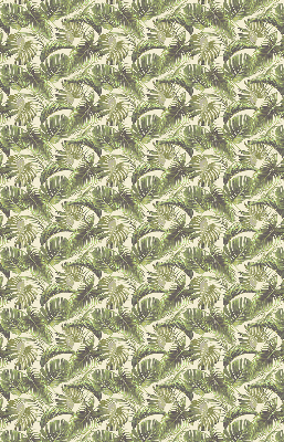 Fabric roller blind Flower leaves