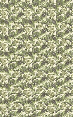 Fabric roller blind Flower leaves