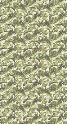 Fabric roller blind Flower leaves