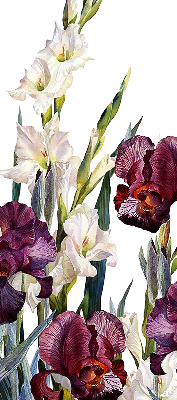 Roller blind for large window Little flowers