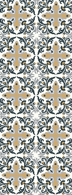 Fabric roller blind Moroccan tile