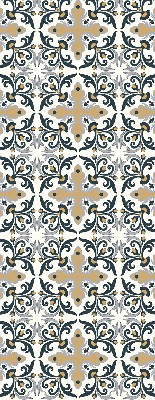 Fabric roller blind Moroccan tile