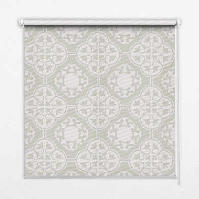 Modern roller blind Moroccan tile
