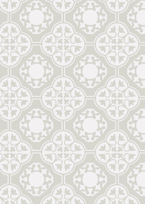 Modern roller blind Moroccan tile