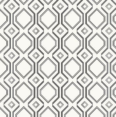 Roller blind for large window Rhombus illusion