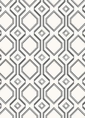 Roller blind for large window Rhombus illusion