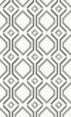 Roller blind for large window Rhombus illusion