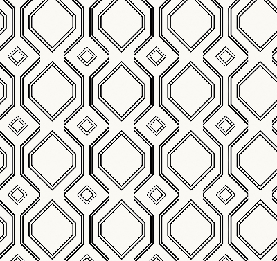 Roller blind for large window Rhombus illusion