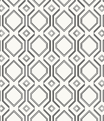 Roller blind for large window Rhombus illusion