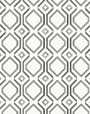 Roller blind for large window Rhombus illusion