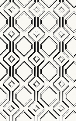 Roller blind for large window Rhombus illusion